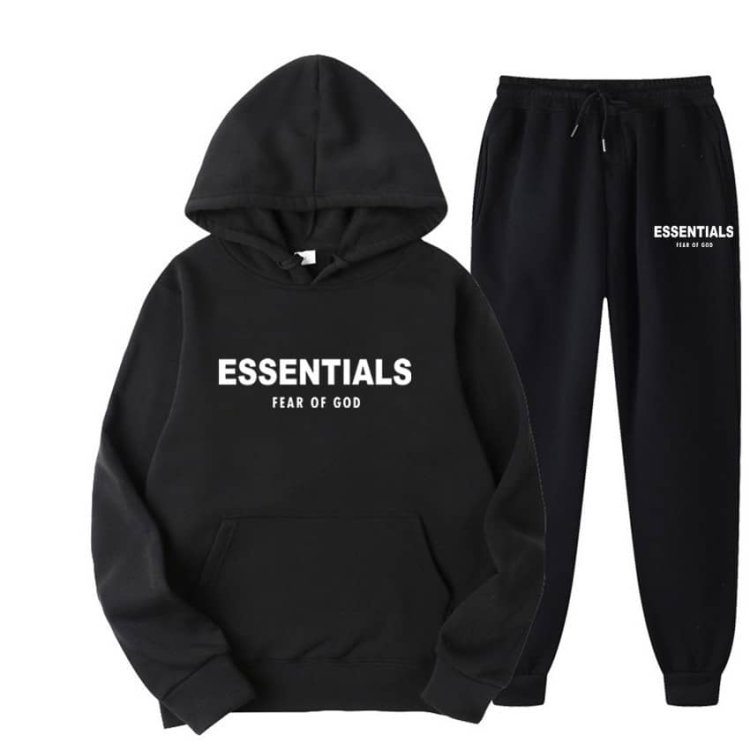 Essentials Black Tracksuit: The Perfect Combination of Style and Comfort