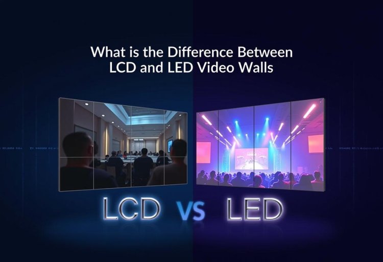 What is the Difference Between LCD and LED Video Walls